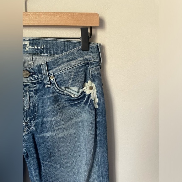 7 For All Mankind Boot Cut Jeans Size 27 - Picture 3 of 12